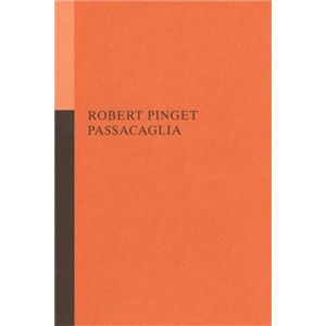Passacaglia - Robert Pinget