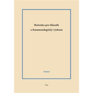 Ročenka pro filosofii a fenomenologický výzkum 2012