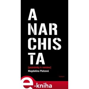 Anarchista. poznámky k románu - Magdaléna Platzová e-kniha