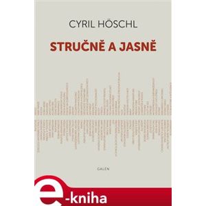 Stručně a jasně - Cyril Höschl e-kniha