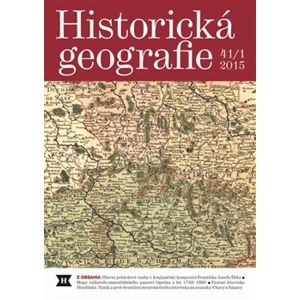 Historická geografie 41/1 2015