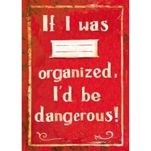 Sešit - If I was organized, I&apos;d be dangerous!