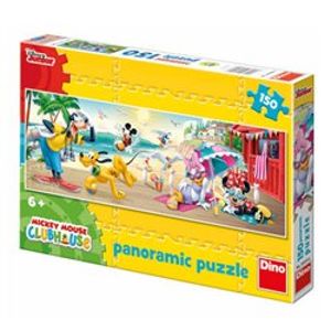 Puzzle Mickeyho letní radovánky 150 dílků panoramatic