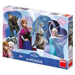 Puzzle Frozen 4x54 dílků