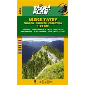 Nízke Tatry - Chopok, Ďumbier, Čertovica. 1:25 000
