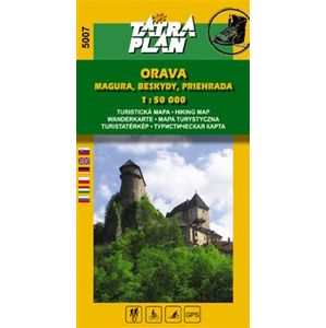 Orava - Magura, Beskydy, Priehrada. 1:50 000