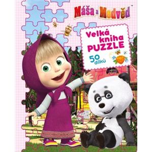 Máša a medvěd - Velká kniha puzzle. 50 dílků v každém obrázku - kolektiv