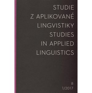 Studie z aplikované lingvistiky 1/2017. Studies in Applied Linguistics