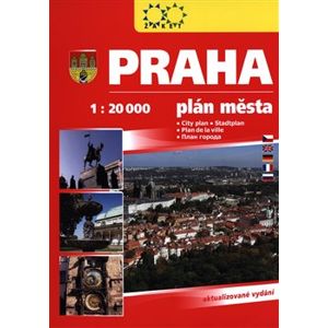 Praha plán města 2017 - 1:20 000
