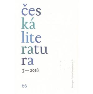 Česká literatura 3/2018