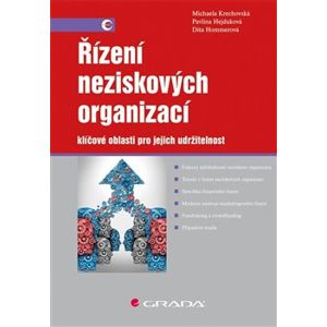 Řízení neziskových organizací. klíčové oblasti pro jejich udržitelnost - Pavlína Hejduková, Dita Hommerová, Michaela Krechovská