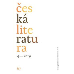 Česká literatura 4/2019