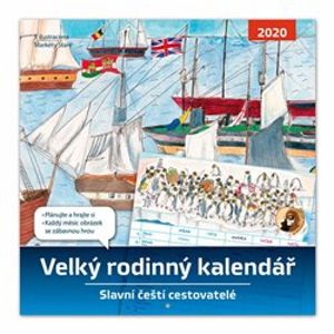 Velký rodinný kalendář 2020 - Monika Kopřivová