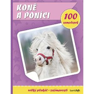 Koně a poníci. Plakát a 100 samolepek - kolektiv autorů