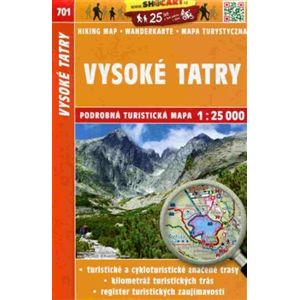 Vysoké Tatry / Turistická mapa SHOCart