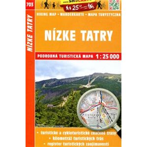 Nízké Tatry / Turistická mapa SHOCart