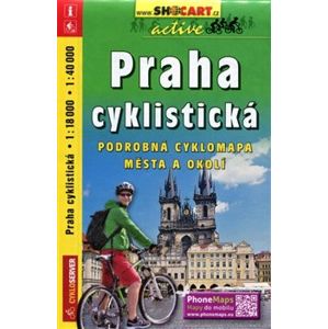 Cykloturistická mapa SHOCart - Praha 1:18 000