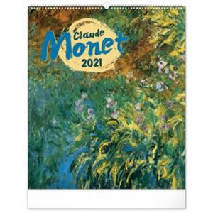 Nástěnný kalendář Claude Monet 2021, 48 × 56 cm