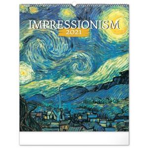 Nástěnný kalendář Impresionismus 2021, 48 × 56 cm