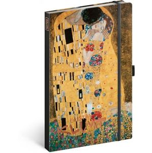 Notes Gustav Klimt, linkovaný, 13 × 21 cm