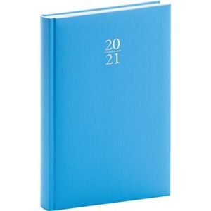 Denní diář Capys 2021, světle modrý, 15 × 21 cm