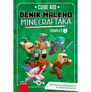 Deník malého Minecrafťáka komplet 1 - Cube Kid