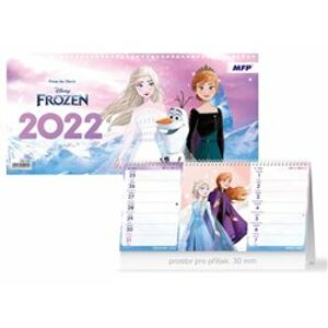 Kalendář 2022 stolní DISNEY Frozen (čtrnáctidenní)