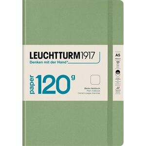Zápisník Leuchtturm Sage, 120g Notebook Edition, Medium, čistý