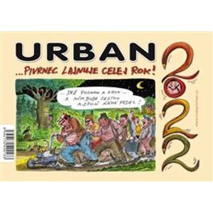 Kalendář Urban 2022 - Pivrnec lajnuje celej rok! - Petr Urban