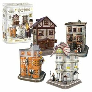 3D puzzle Harry Potter - Příčná ulice 4v1 - 273 dílků