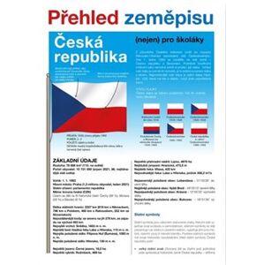 Česká republika - Přehled zeměpisu (nejen) pro školáky - Martin Kolář