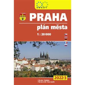 Praha - knižní plán města 2022/23. 1:20 000