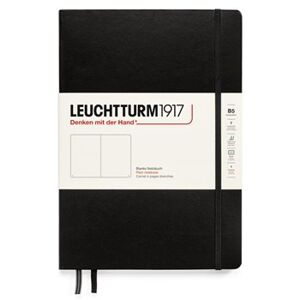 Stylový zápisník Leuchtturm Black, Composition (B5), 219 p., čistý