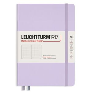 Stylový zápisník Leuchtturm v pevné vazbě formátu A5 Lilac, Medium (A5), 251 p., tečkovaný