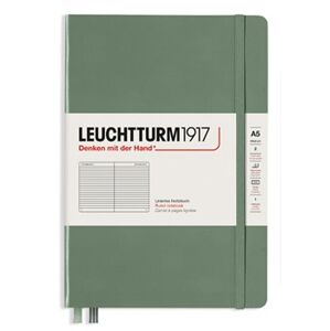 Stylový zápisník Leuchtturm v pevné vazbě formátu A5 Olive, Medium (A5), 251 p., linkovaný
