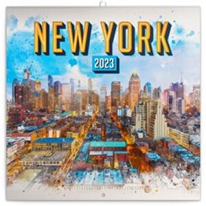 Poznámkový kalendář New York 2023