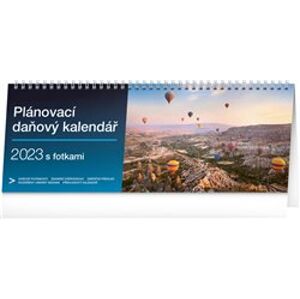 Stolní kalendář Plánovací daňový s fotkami 2023