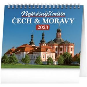 Stolní kalendář Nejkrásnější místa Čech a Moravy 2023