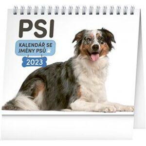 Stolní kalendář Psi - se jmény psů 2023