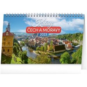 Stolní kalendář Krásy Čech a Moravy 2023