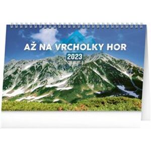 Stolní kalendář Až na vrcholky hor 2023
