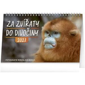 Stolní kalendář Za zvířaty do divočiny - Miroslav Bobek 2023