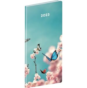 Kapesní diář Motýl 2023, plánovací měsíční