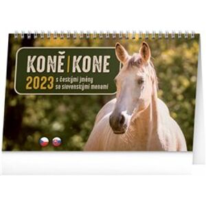 Stolní kalendář Koně - Kone CZ/SK 2023