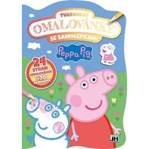Tvarované omalovánky - Peppa Pig