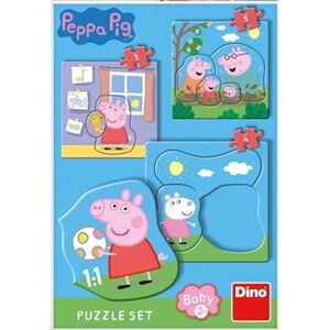 Peppa Pig - Rodina 3-5 baby Puzzle set