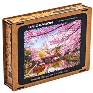 Dřevěné puzzle UNIDRAGON Sakura 500 dílků