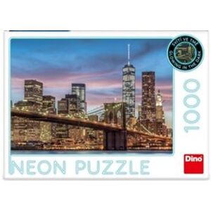 Neonové puzzle New York - 1000 dílků