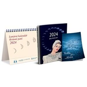 Lunární kalendář Krásné paní s publikací 2024 - Žofie Kanyzová