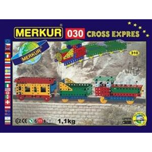 Stavebnice MERKUR 030 Cross expres - 10 modelů, 310ks